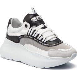 Sneakersy BRONX - 66265-CM BX 1585 White/Black 204. Białe półbuty damskie Bronx, ze skóry. W wyprzedaży za 449,00 zł.