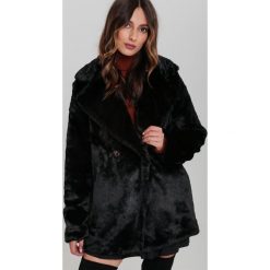 Czarny Płaszcz I Adore. Czarne płaszcze damskie Renee, na zimę, s, z futra, długie. Za 239,99 zł.
