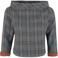 Dancing Days English Countryside Sweter damski wielokolorowy. Szare bluzy damskie marki Dancing Days, xl, bez wzorów, z materiału, bez rękawów, bez kaptura. Za 184,90 zł.