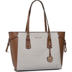 Torebka MICHAEL MICHAEL KORS - Voyager 30F8GV6T8B Vanilla/Acrn. Pomarańczowe torebki klasyczne damskie MICHAEL Michael Kors, bez wzorów, ze skóry ekologicznej, klasyczne, bez dodatków. Za 1229,00 zł.