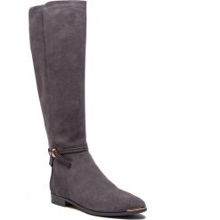 Oficerki TED BAKER - Lykla 9-17760 Grey. Szare buty zimowe damskie marki Ted Baker, z materiału, na obcasie. Za 1449,00 zł.
