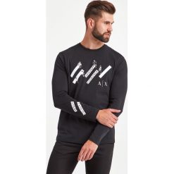 LONGSLEEVE ARMANI EXCHANGE. Bluzy męskie Armani Exchange, xl, bez wzorów, eleganckie, bez kołnierzyka, bez rękawów, bez kaptura. Za 269,00 zł.