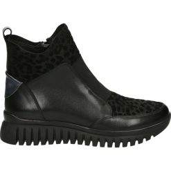 Botki - 6915101 BLACK. Czarne botki damskie skórzane Venezia. Za 379,00 zł.
