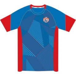 T-shirty chłopięce: Huari Koszulka juniorska Kempes Junior T-shirt French Blue/ Fiery Red r. 164