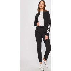 Adidas - Komplet. Czarne bluzy damskie Adidas, s, z nadrukiem, z bawełny, bez rękawów, bez kaptura. Za 329,90 zł.