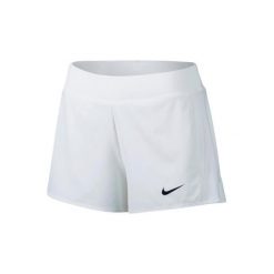 Spodenki tenis Nike Pure damskie. Białe szorty damskie marki Nike, l, z elastanu. W wyprzedaży za 99,99 zł.