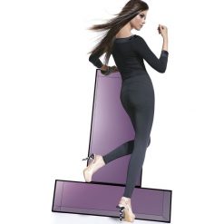 Damskie legginsy Sonia. Szare pończochy damskie Basbleu, bez wzorów. Za 67,99 zł.