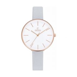 Obaku V211LXVIRX - Zostań stałym klientem i kupuj jeszcze taniej. Szare zegarki damskie marki Obaku. Za 378,00 zł.