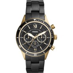 Zegarek FOSSIL - Flynn BQ2258 Black/Gold. Czarne zegarki męskie Fossil, ze stali. W wyprzedaży za 499,00 zł.