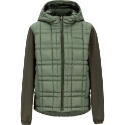 Dwustronna kurtka "Rev Hoody" w kolorze khaki. Brązowe kurtki chłopięce Marmot, na zimę, bez wzorów, z materiału, bez kaptura. W wyprzedaży za 259,95 zł.