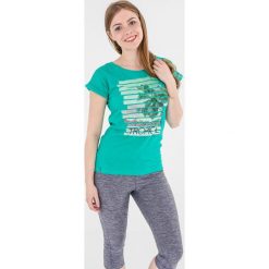 4f Koszulka damska szmaragdowa r. M (H4L17-TSD009). Zielone topy sportowe damskie marki 4f, l. Za 27,55 zł.