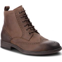 Kozaki GEOX - U Jaylon G U84Y7G 00045 C6009 Coffee. Brązowe buty zimowe męskie Geox, z materiału. W wyprzedaży za 439,00 zł.