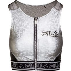 Top FILA AIDA. Szare bluzki damskie Fila, bez wzorów, z tkaniny, bez kołnierzyka. Za 330,00 zł.
