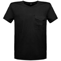 T-shirt w kolorze czarnym. Czarne t-shirty męskie Pepe Jeans, Mexx, Pierre Cardin, xl, bez wzorów, z bawełny, bez kołnierzyka. W wyprzedaży za 79,95 zł.
