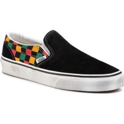 Tenisówki VANS - Classic Slip-On VN0A4U38THN1 (Washed) Black/Multi. Czarne trampki i tenisówki damskie Vans, bez wzorów, ze skóry, bez zapięcia. Za 299,00 zł.