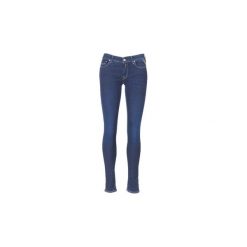 Jeansy slim fit Replay LUZ HYPERFLEX. Niebieskie jeansy damskie marki Replay, bez wzorów, z jeansu. Za 559,20 zł.