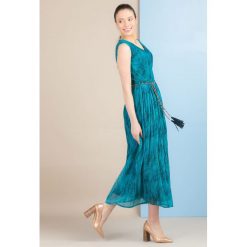 Sukienki: Plisowana sukienka maxi