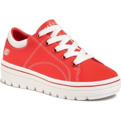 Sneakersy SKECHERS - Street Cleat 74100/RED Red. Czerwone półbuty damskie Skechers, z tworzywa sztucznego. W wyprzedaży za 209,00 zł.