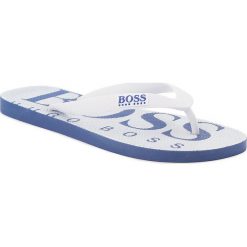 Japonki BOSS - Wave 50388497 10208294 01 White 100. Białe klapki męskie Boss, bez wzorów, z tworzywa sztucznego. W wyprzedaży za 139,00 zł.
