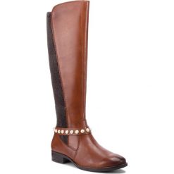 Oficerki CAPRICE - 9-25509-21 Cognac Nappa 303. Pomarańczowe buty zimowe damskie marki Caprice, ze skóry ekologicznej, na obcasie. W wyprzedaży za 379,00 zł.