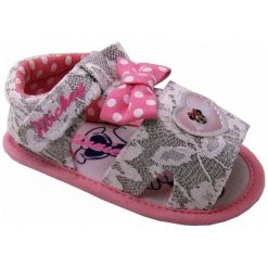 Disney By Arnetta Sandały Dziewczęce Minnie 15 Szare. Szare sandały dziewczęce Disney By Arnetta, z bawełny, bez zapięcia. Za 59,00 zł.