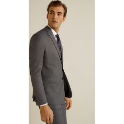 Mango Man - Marynarka Brasilia. Szare garnitury męskie marki Mango Man, z elastanu, eleganckie. Za 349,90 zł.