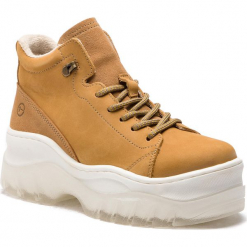 Sneakersy TAMARIS - 1-25248-31 Corn 610. Brązowe sneakersy damskie marki Tamaris, z materiału. Za 329,90 zł.