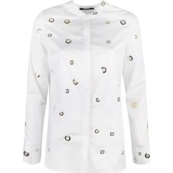 Guess Koszula "Porzia". Koszulki damskie Guess, z aplikacjami, z tkaniny, polo, bez rękawów. Za 199,00 zł.