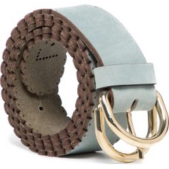 Pasek Damski LIU JO - Cintura Media Astra A14319 P0124 Sterling Blue Sm 09V22. Niebieskie paski damskie Liu Jo, w paski, ze skóry. W wyprzedaży za 269,00 zł.