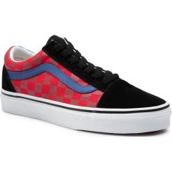 Tenisówki VANS - Old Skool VN0A4BV5V3L1 (Otw Rally) Chckr/Mlt/Blk. Czarne trampki męskie Vans, bez wzorów, ze skóry, sportowe, bez zapięcia. W wyprzedaży za 289,00 zł.