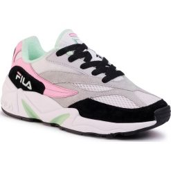 Sneakersy FILA - V94M Low Wmn 1010600.13V Black/Rosebloom. Szare półbuty damskie Fila, ze skóry. Za 429,00 zł.