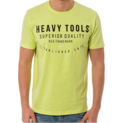 Heavy Tools Neon Koszulka Męska Środki s18-200 (Rozmiar M). Brązowe koszulki męskie marki Heavy Tools, s, bez wzorów, bez kołnierzyka, bez rękawów. W wyprzedaży za 56,00 zł.