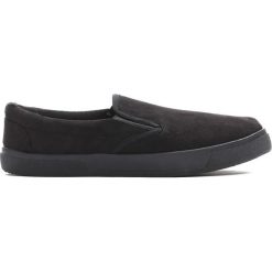 Tenisówki damskie: Czarne Slip On You Me