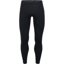 Icebreaker Kalesony Mens 200 Oasis Leggings Black/Monsoon L. Czarne kalesony męskie marki Icebreaker, s, z wełny. W wyprzedaży za 317,77 zł.