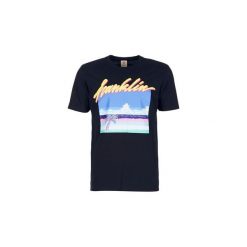 T-shirty z krótkim rękawem Franklin Marshall CAROTAL. Czarne t-shirty męskie Franklin Marshall, s, bez wzorów, bez kołnierzyka, krótkie. Za 119,40 zł.