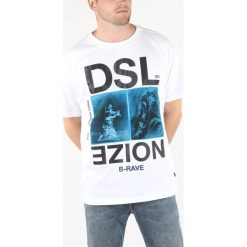 Diesel T-Wallace-Xc Koszulka Biały. Białe podkoszulki męskie Diesel, l, z nadrukiem, z bawełny, z krótkim rękawem. Za 326,95 zł.