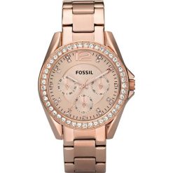 Zegarek FOSSIL - Riley ES2811 Rose Gold/Rose. Różowe zegarki damskie marki Fossil, ze stali. Za 569,00 zł.