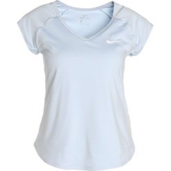 Nike Performance PURE Tshirt basic hydrogen blue/white. Niebieskie topy sportowe damskie marki Nike Performance, xs, z elastanu. W wyprzedaży za 125,30 zł.