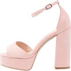 Sandały damskie: Even&Odd Wide Fit Sandały na obcasie rose