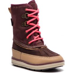 Śniegowce CLARKS - Arrow Moon Gtx GORE-TEX 261378817 Burgundy Combi. Czerwone śniegowce dziewczęce Clarks, bez zapięcia. W wyprzedaży za 289,00 zł.