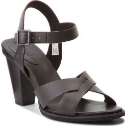 Sandały TIMBERLAND - Derby Heights Sandal A1PD9 Black. Czarne klapki damskie Timberland, na co dzień, bez wzorów, z gumy, bez obcasa, na obcasie, bez zapięcia. Za 469,99 zł.