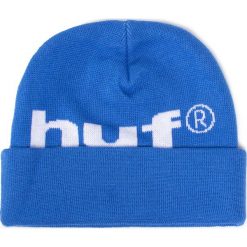 Czapka HUF - 98 Logo Beanie BN00093 Dynamic Cobalt. Niebieskie czapki męskie HUF, na zimę, bez wzorów, z materiału. Za 119,00 zł.