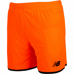 Jr spodenki treningowe EJS9026OBL. Spodenki sportowe męskie New Balance, s, bez wzorów, z poliesteru, sportowe, do piłki nożnej. Za 79,99 zł.
