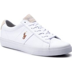 Tenisówki POLO RALPH LAUREN - Sayer 816749369003 White. Białe półbuty męskie Polo Ralph Lauren, bez wzorów, z zamszu, bez zapięcia. Za 349,00 zł.