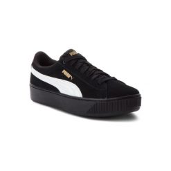PUMA 36328718 Vikky Platform. Czarne buty sportowe damskie Puma, z zamszu, sportowe. Za 249,99 zł.