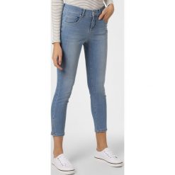 Angels - Jeansy damskie – Ankle Zip, niebieski. Niebieskie jeansy damskie Angels. Za 379,95 zł.