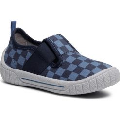 Kapcie SUPERFIT - 1-000276-8000 M Blau. Niebieskie sandały chłopięce Superfit, z tworzywa sztucznego, bez zapięcia. Za 119,00 zł.