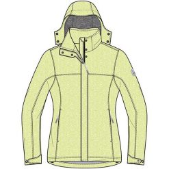 Kurtki sportowe damskie: KILLTEC Kurtka damska Lineria żółta r. 38 (31648/655/38)