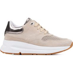 Geox - Buty. Pomarańczowe buty sportowe damskie Geox, bez wzorów, ze skóry, sportowe. W wyprzedaży za 399,90 zł.