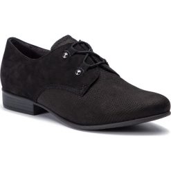Półbuty TAMARIS - 1-23213-32 Black 001. Czarne półbuty damskie Tamaris, na co dzień, bez wzorów, ze skóry, bez obcasa, na obcasie, bez zapięcia. W wyprzedaży za 179,00 zł.